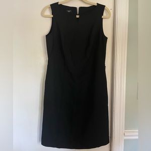 Talbots black sheath dress